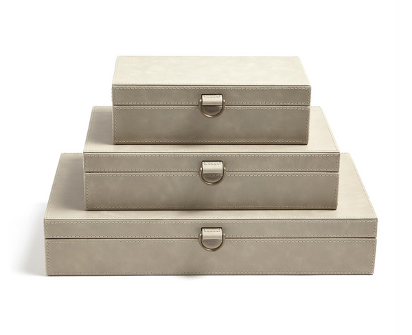 Grey Leather Box