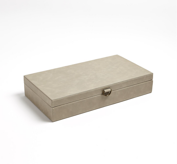 Grey Leather Box