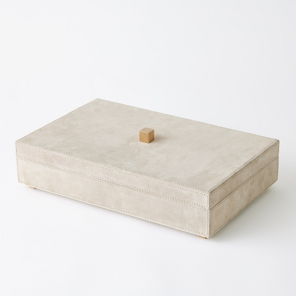 Parchment Suede Box