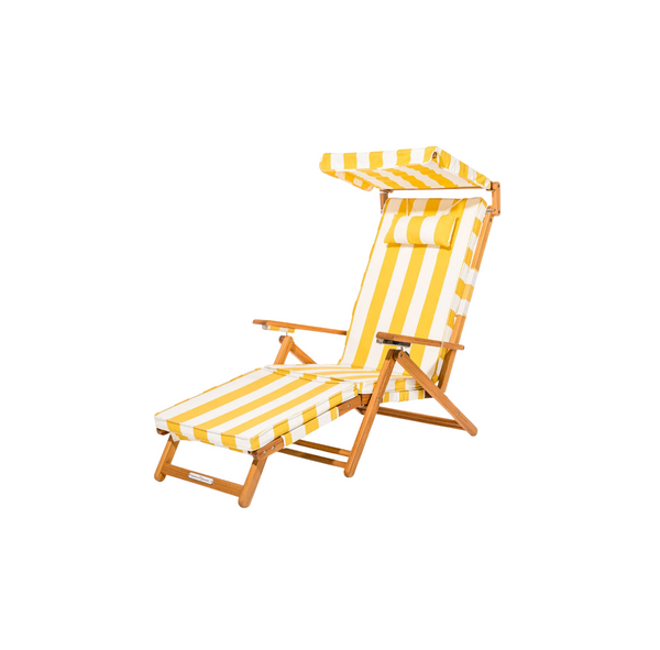 The Club Chair / Crew Mimosa Yellow Stripe