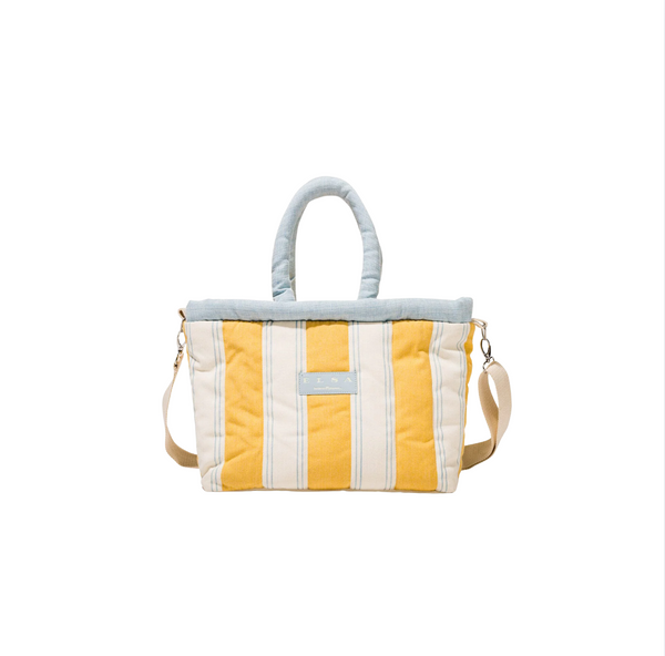 The Cloud Cooler Tote Bag / Tuuli Stripe Yellow