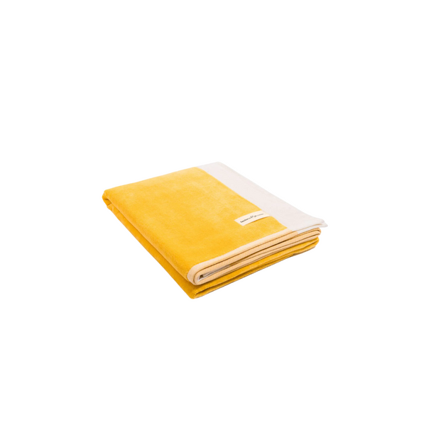 The Beach Towel / Crew Mimosa Yellow Stripe