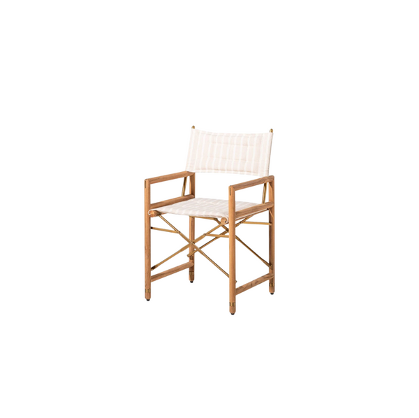 The WES Directors Chair / Monaco Natural Stripe