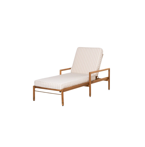 The WES Sun Lounger / Monaco Natural Stripe