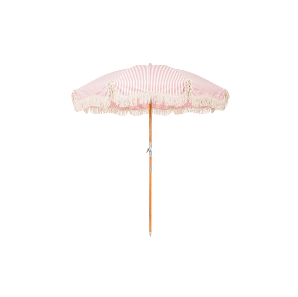The Premium Beach Umbrella / Lauren's Pink Stripe