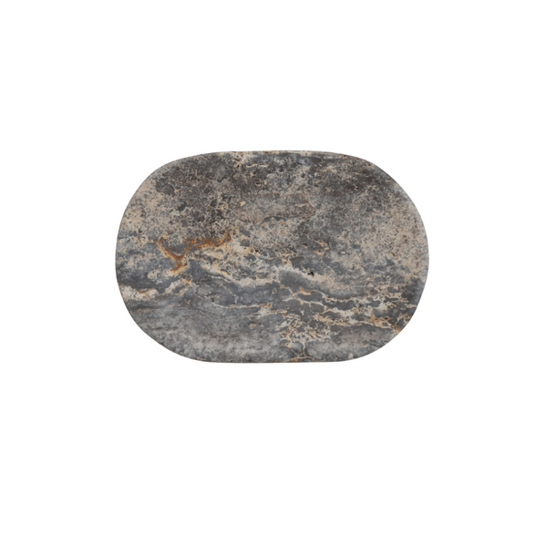 Oval Travertine Soap Dish