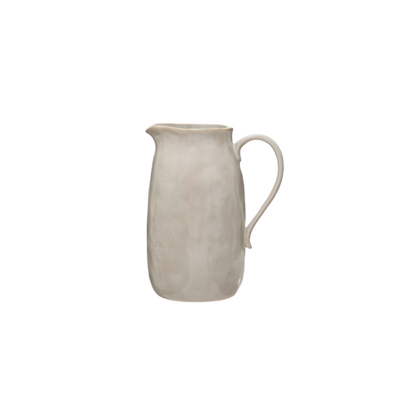 Stoneware Pitcher- Reactive Glaze