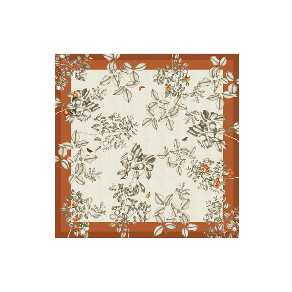 Mandarines Rouille Tablecloth