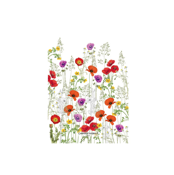 Les Coquelicots Violet Kitchen Towel