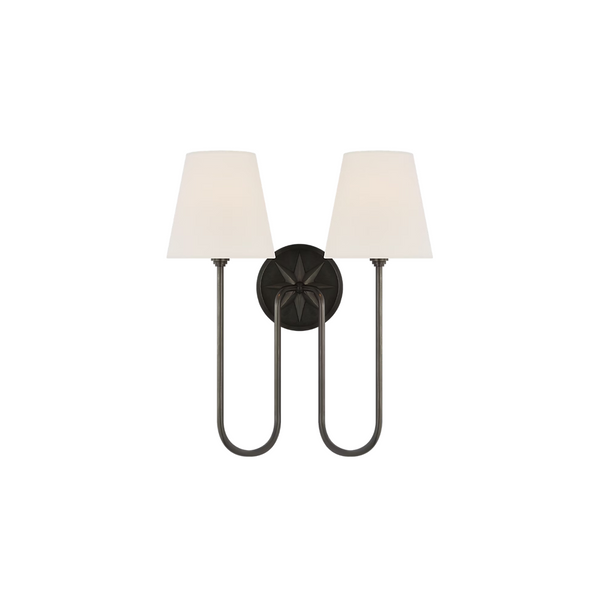 Polaris 17" Double Sconce
