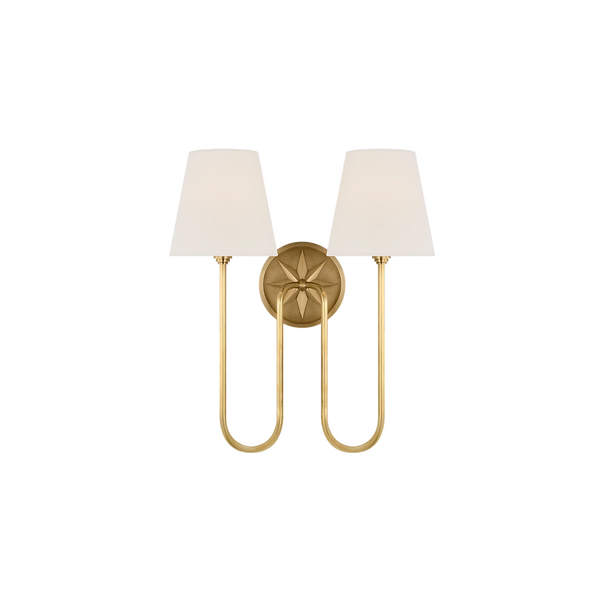 Polaris 17" Double Sconce
