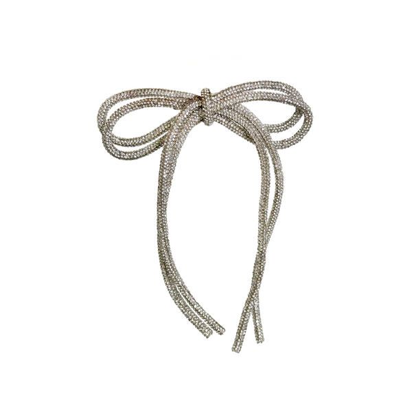 Crystal Ribbon Bow Ornament