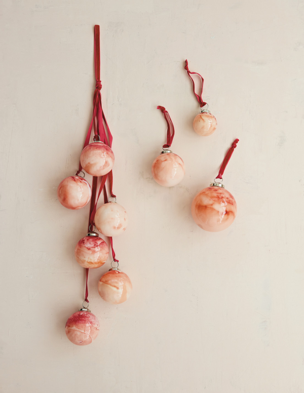 Marbled Glass Ornament