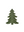 Green Ceramic Tree Platter