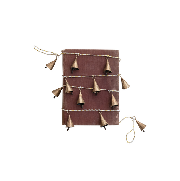 Gold Metal Bell Garland