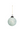 Milky White Seeded Glass Ball Ornament