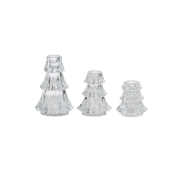 Christmas Tree Taper Holders / Set of 3