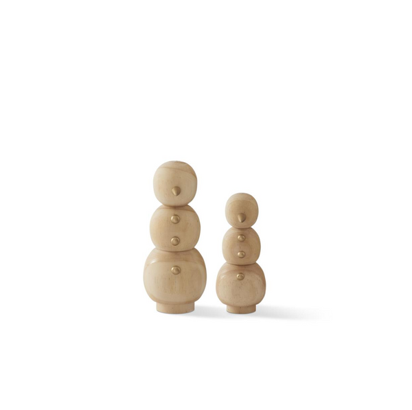 Wooden Snowmen / Set of 2