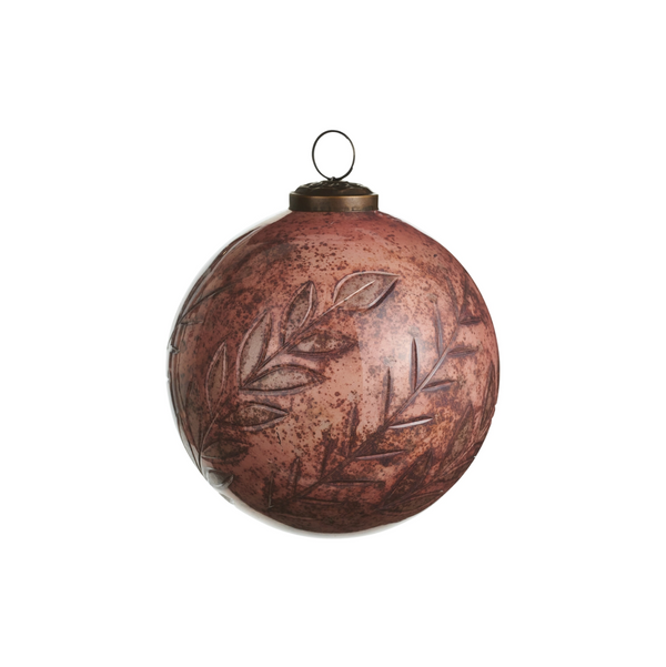 Antique Rose Ball Ornament
