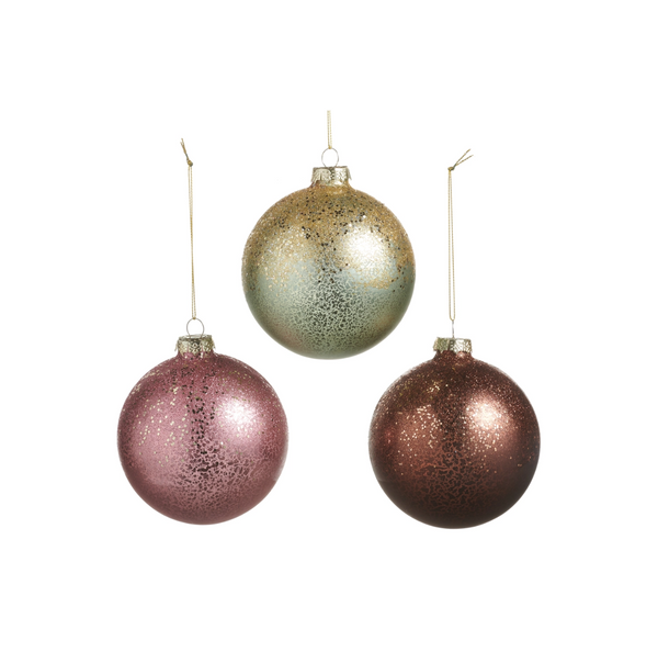 Antiqued Ball Ornament