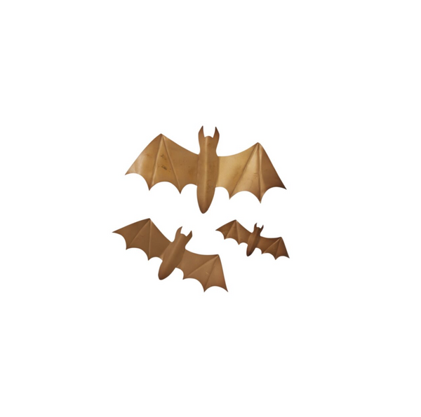 Winged Bat Wall Decor - Set of 3