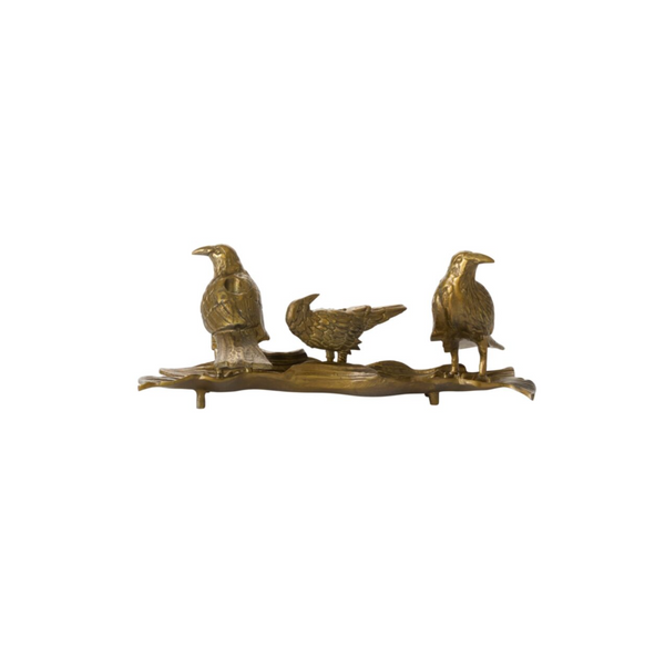 Three Ravens Candleholder