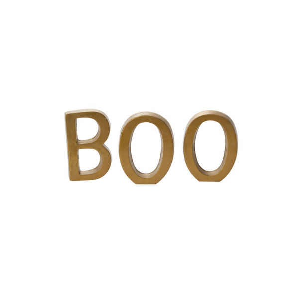 BOO Mantel Letters