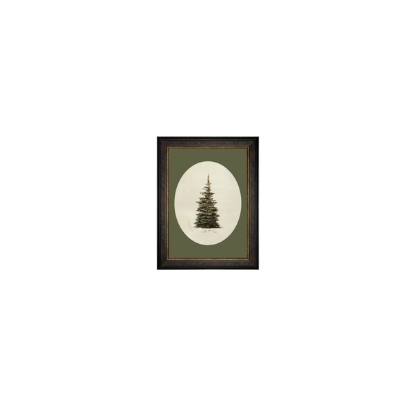 Oval Matte Tree