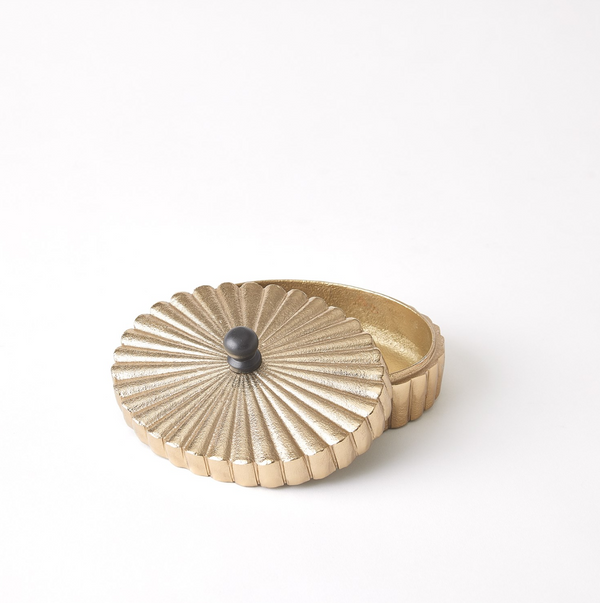 Gold Oval Box