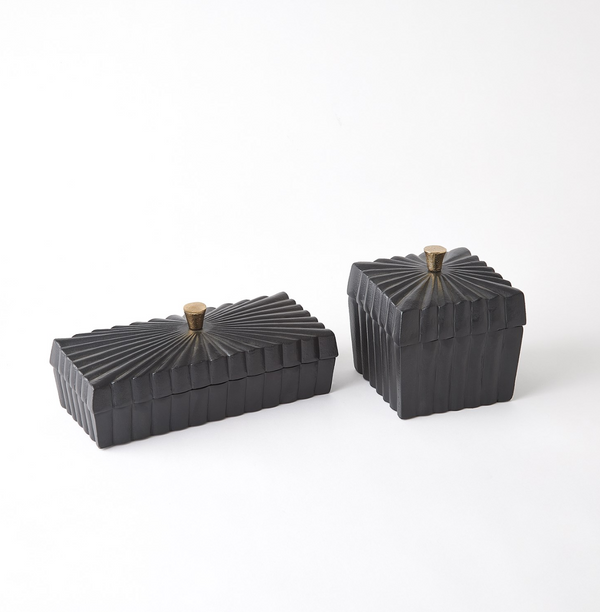 Black Box with Gold Knob