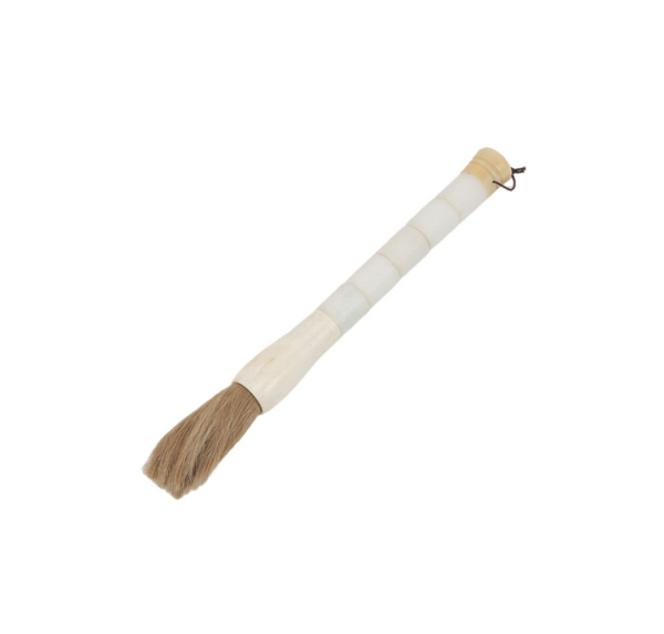 White Cylindrical Jade Calligraphy Brush
