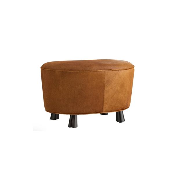 Hair on Hide Ottoman