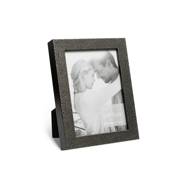 Elegant Fog Shagreen Picture Frame