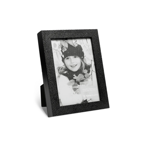Elegant Ash Shagreen Picture Frame