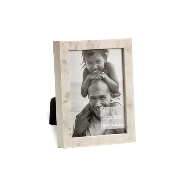 Burlwood White 7/8" Picture Frame