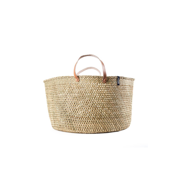Iringa floor basket | Natural with handles XXL