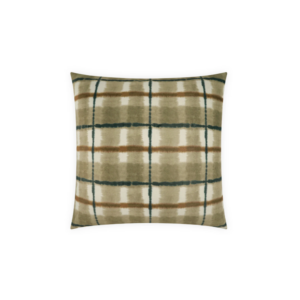 Mushroom Plaid Pillow - 14x24