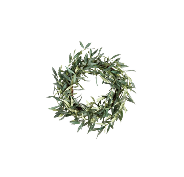Olive Leaf Wreath 22"