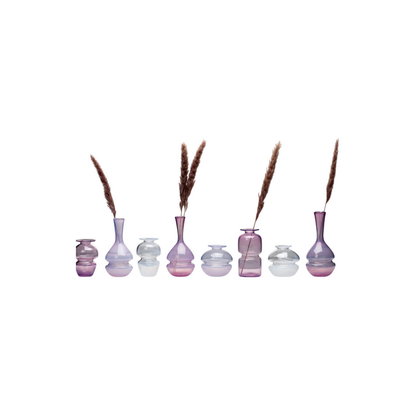 Handblown Glass Sphere Bud Vase