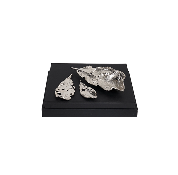 Silver Leaves - Set of 3
