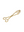 Hammered Gold Serving Tongs