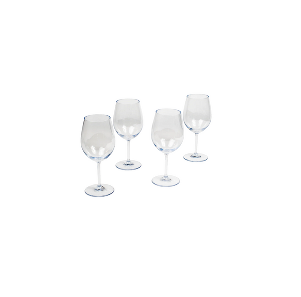 Montana Goblet Drinkware, Clear, 22 Oz, set of 4