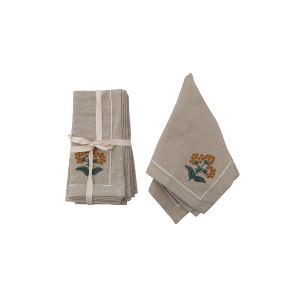 Les Fleurs Napkins - Set of 4