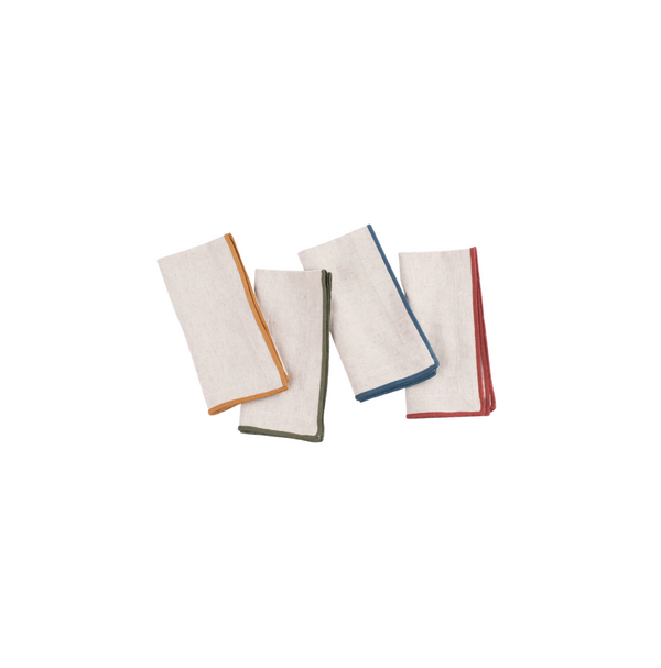 Thread Wrapped Napkins- set of 4