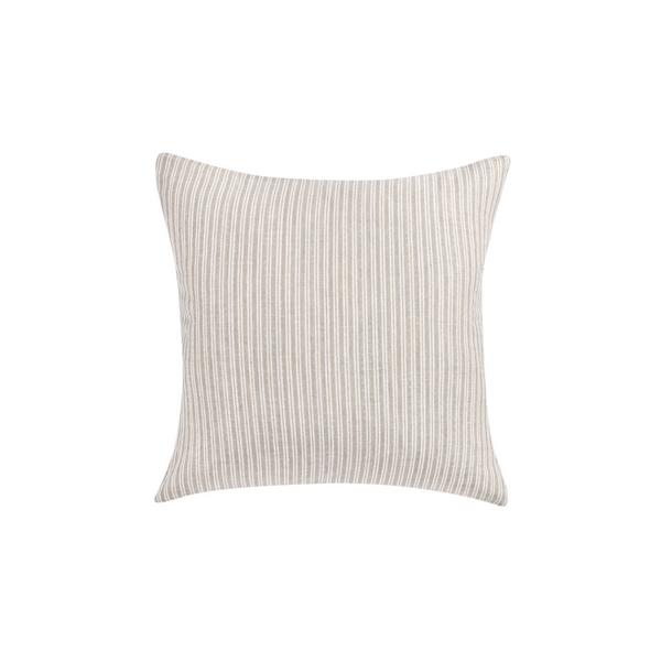 Natural Stripe Pillow - 22x22