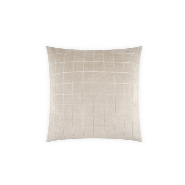 Linen Check Pillow - 24x24