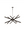 Contemporary Oil-Rubbed Bronze Rod Chandelier