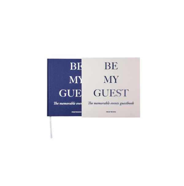 Guest Book - Grey / Navy