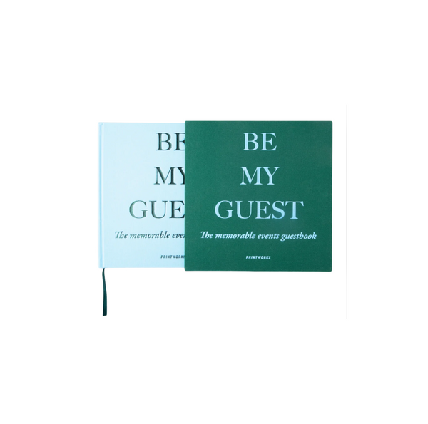 Guest Book - Green / Blue