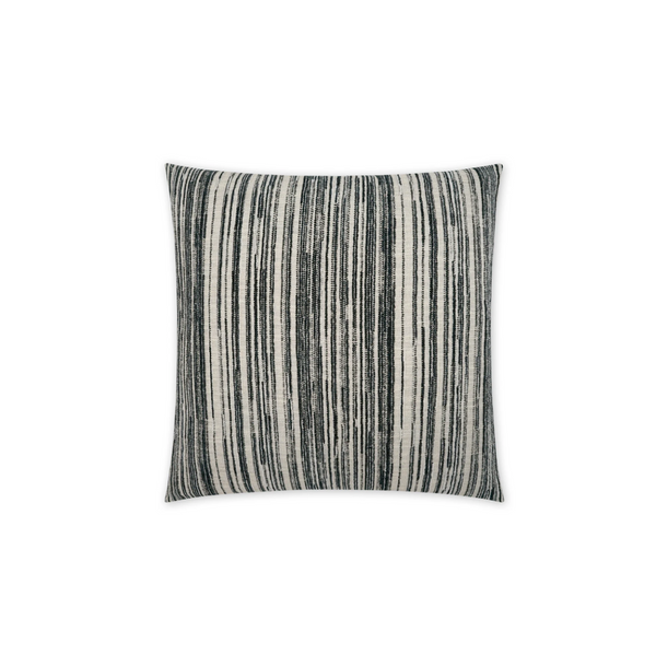 Salt and Pepper Striped Pillow